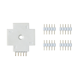 Tilbeh�r til MAX LED STRIPE X-samlestykke, hvid, plast