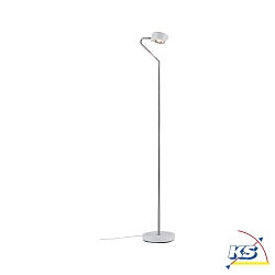 Paulmann LED Floor lamp Ramos 13W white matt/chrome with foot dimmer