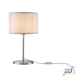 Paulmann Tessa Table lamp creme/brushed iron E14 max. 40W