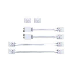 1-faset langsg�ende stik MAXLED FULL LINE COB s�t med 2, hvid