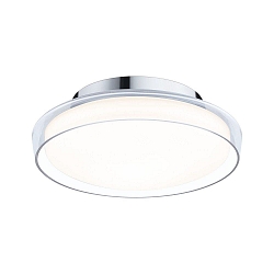 V�g- og Loftlampe LUENA IP44, chrom, mat 