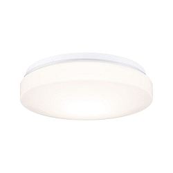 Væg- og Loftlampe HOMESPA AXIN LED rund E27 IP44, hvid dæmpbar