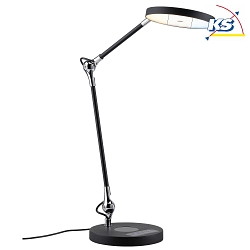 LED Table lamp NUMIS with Qi charging functionn, 11W Tunable White, dimmable, black