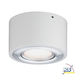 Paulmann LED Ceiling luminaire Argun white matt/brushed aluminum, 1 flame 1x 4,8W