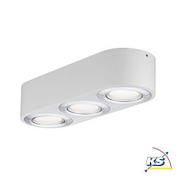 Paulmann LED Loftlampe Argun hvid matt/aluminium brstet, 3-flammer 3x 4,8W