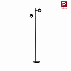 floor lamp PURIC PANE I 2 flames, rotatable, with switch, tiltable IP20, black dimmable