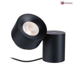 wall luminaire PURIC PANE I swivelling, rotatable IP20, black dimmable