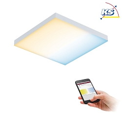 LED Panel VELORA ZigBee TW surfaced mounting, 22.5cm, 230V 8.5W 2700-6500K 800lm, dimmable, white matt