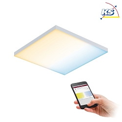 LED Panel VELORA ZigBee TW surfaced mounting, 29.5cm, 230V, 10.5W 2700-6500K 1100lm, dimmable, white matt