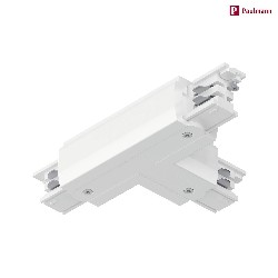 3-phase T-connector PRORAIL3 earth left, white