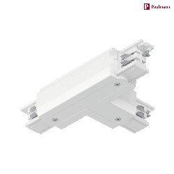 3-phase T-connector PRORAIL3 earth right, white