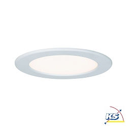 LED Recessed luminaire QUALITY PREMIUM PANEL LED, round, IP44, 1x12W, 2700K, 230V, 170mm, white