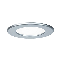 LED Indbygningslampe QUALITY PREMIUM PANEL LED, rund, IP44, 1x6W, 4000K, 230V, 115mm, chrom matt