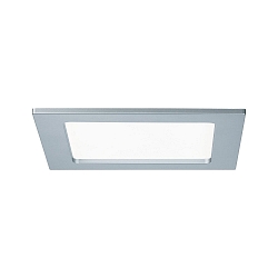 LED Indbygningslampe QUALITY PREMIUM PANEL LED, firkantet, IP44, 1x12W, 4000K, 230V, 165x165mm, chrom matt