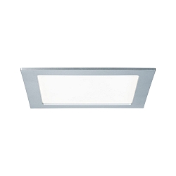 LED Indbygningslampe QUALITY PREMIUM PANEL LED, firkantet, IP44, 1x18W, 4000K, 230V, 220x220mm, chrom matt