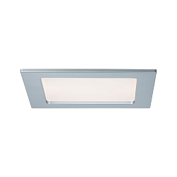LED Indbygningslampe QUALITY PREMIUM PANEL LED, firkantet, IP44, 1x12W, 2700K, 230V, 165x165mm, chrom matt