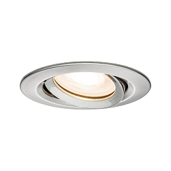 Paulmann Indbygningslampe LED Nova, IP65, rund, 7W, GU10, s�t af 1 drejelig, jern