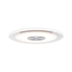 Paulmann Indbygningslampe LED Whirl, rund, 5,5W, aluminium satin, s�t af 3 d�mpbar