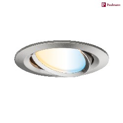 recessed luminaire NOVA PLUS COIN TW LED round, swivelling, tunable white, ZigBee controllable IP23