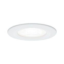 Indbygningslampe NOVA LED stiv GU10 IP44, hvid mat  6,5W 470lm 4000K 36� 36� CRI >80