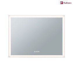 mirror with lighting HOMESPA MIRRA LED square IP44, white dimmable