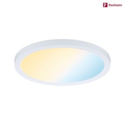 LED Recessed Panel AERO VariFit Zigbee TW, round, IP44, 17.5cm, 15W Tuneable White