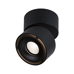 Spot SPIRCLE LED drejelig, vipbar IP20, sort mat 