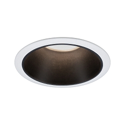 Indbygningslampe COLE COIN LED stiv IP44, sort mat, hvid d�mpbar 6,5W 460lm 2700K 100� 100� CRI >80