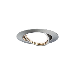 recessed luminaire BASE swivelling, set of 1 GU10 IP20, brushed iron  350lm 3000K 100� 100� CRI >80