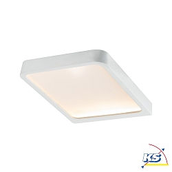 LED Furniture luminaire VANE LED Under Cabinet luminaire, square, 2x6,7W, 15VA, 230V/12V, 105x140mm, white matt