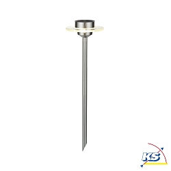 LED Solar spike luminaire SPECIAL LINE UFO LED, IP44, LED, 1x0,2W, stainless steel/clear
