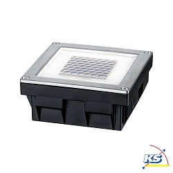 LED Floor recessed luminaire SPECIAL LINE CUBE LED Solar lamp, IP67, 1x0,24W, 100x100mm, stainless steel/clear