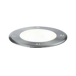 Paulmann Plug&Shine Gulvindbygningslampe IP67 6W 24V s�lv drejelig