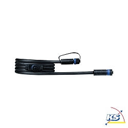 Paulmann Plug&Shine Cable IP68 with 3 connection sockets black, 2m