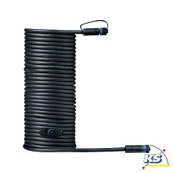 Paulmann Plug&Shine Kabel IP68 med 3 tilslutningsbsninger sort, 10m