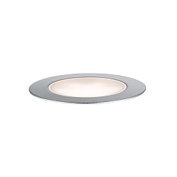 Paulmann Plug&Shine Gulvindbygningslampe FLOOR ECO, IP65, 24V, 1.3W 3000K 50lm 90�, d�mpbar, s�lv