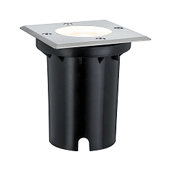 Paulmann Gulvindbygningslampe IP67 3,5W GU10 rustfrit st�l, 108x108mm firkantet