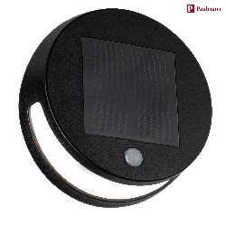 solar wall luminaire HELENA with motion detector IP44, anthracite 