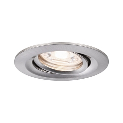Indbygningslampe NOVA MINI LED svingbar IP23, jern b�rstet  4W 310lm 2700K 38� 38� CRI >80
