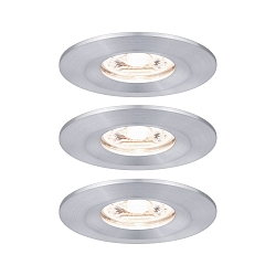 Indbygningslampe NOVA MINI LED stiv, s�t med 3 IP23, aluminium  310lm 2700K 38� 38� CRI >80