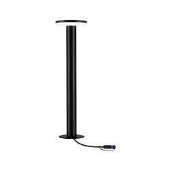 P�lelampe PLUG&SHINE PLATE LED IP44, antracit d�mpbar