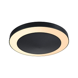 Udend�rs loftlampe CIRCULA ZigBee styrbar IP44, antracit d�mpbar