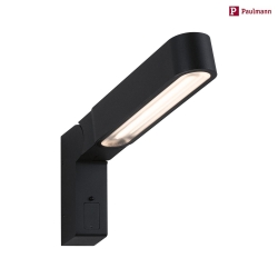 wall luminaire ITO vertacal, with motion detector IP44, anthracite 