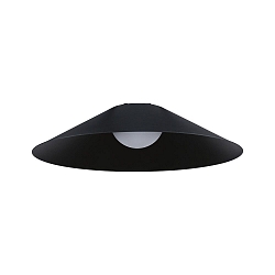 LED systemlampe ULine PENDEL CONE � 35CM flad, stiv, konisk IP20, sort mat d�mpbar