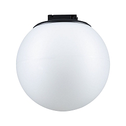 LED systemlampe ULine PENDEL BALL � 15CM med diffuser, balleformet IP20, sort mat d�mpbar