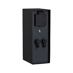 Sokkel kolonne PLUG&SHINE RIO med sensor, antracit
