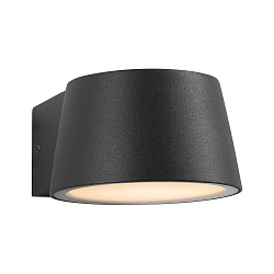 Udendørs wall luminaire CAPEA omskiftelig, insektvenlig IP44, antracit 