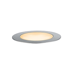 Gulvindbygningslampe PLUG & SHINE FLOOR INSECT / � 7CM insektvenlig IP67, s�lv