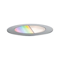 Gulvindbygningslampe PLUG & SHINE FLOOR tunable white, RGBW, ZigBee styrbar IP67, rustfrit st�l d�mpbar