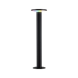 P�lelampe PLATE ZigBee styrbar IP44, antracit d�mpbar